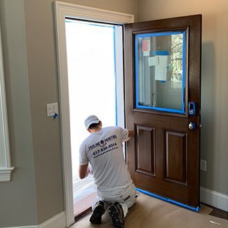Door Staining Services Weymouth Greater Boston MA 325px
